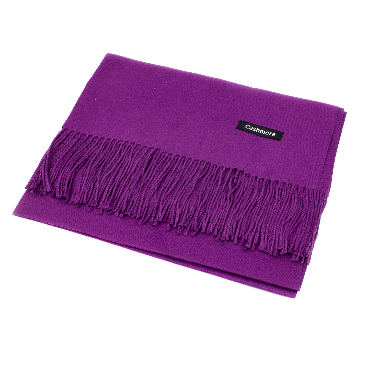 Женский кашемировый шарф LuxWear S47016 фиолетовый