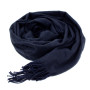 Женский кашемировый шарф LuxWear S128015 Темно-синий