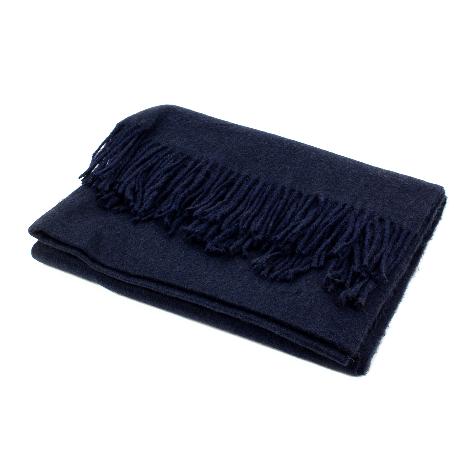 Женский кашемировый шарф LuxWear S128015 Темно-синий