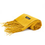 Женский кашемировый шарф Cashmere S92014 Горчичный