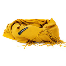 УЦІНКА! Жіночий кашеміровий шарф Cashmere DEF-S92014 Гірчичний