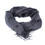 Жіночий кашеміровий шарф Cashmere S92008 темно-сірий