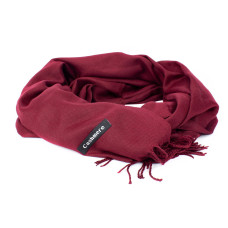УЦІНКА! Жіночий кашеміровий шарф Cashmere DEF-S92007, бордовий
