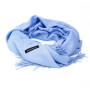 УЦІНКА! Жіночий кашеміровий шарф Cashmere DEF-S92009, блакитний