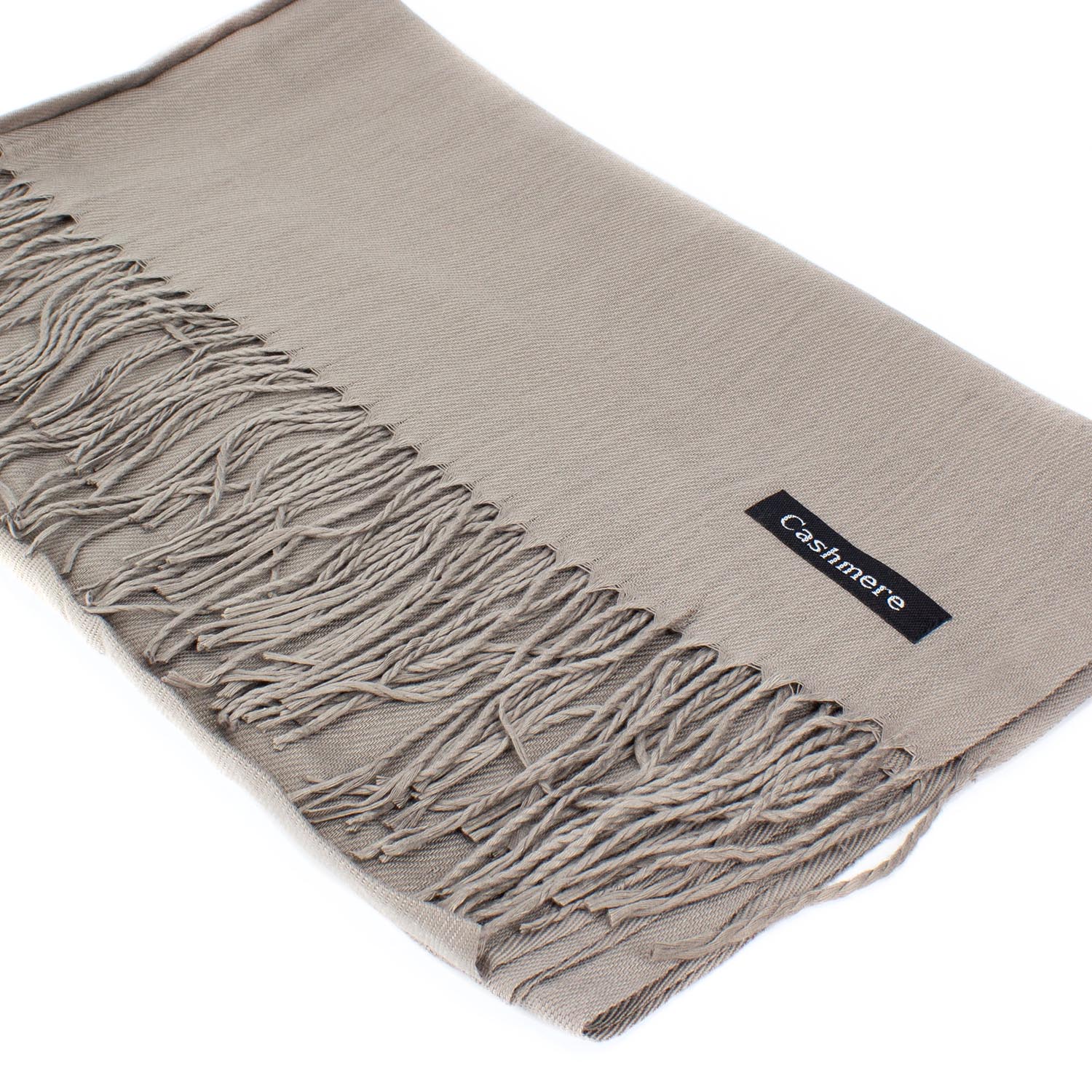 УЦІНКА! Жіночий кашеміровий шарф Cashmere DEF-S92005, світло-коричневий