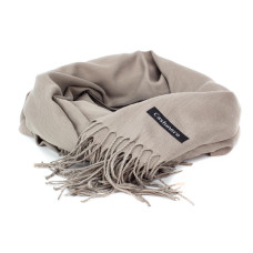 УЦІНКА! Жіночий кашеміровий шарф Cashmere DEF-S92005, світло-коричневий