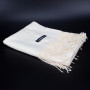 Жіночий кашеміровий шарф Cashmere S92002, кремовий
