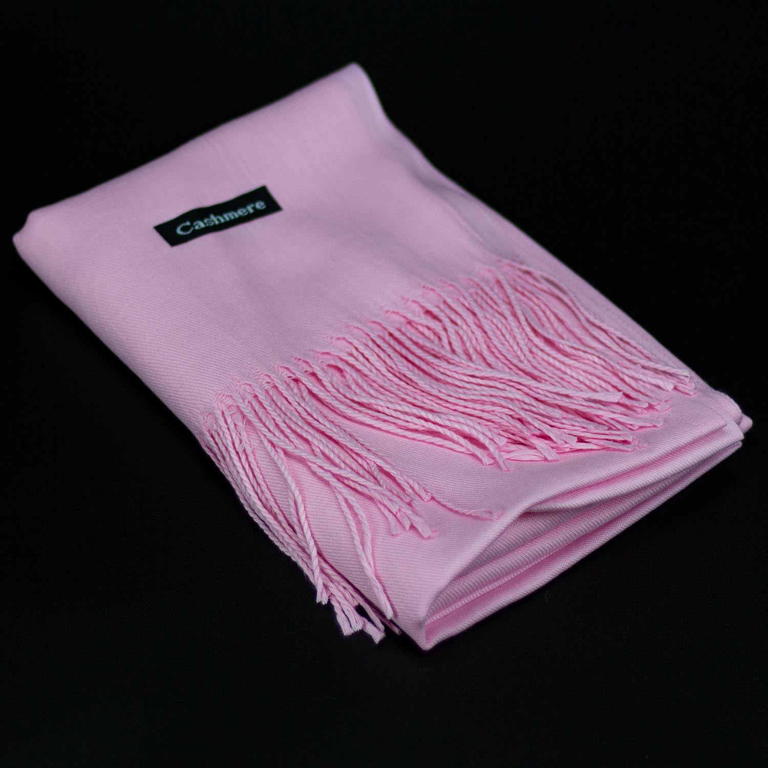 Жіночий кашеміровий шарф Cashmere S92013, рожевий
