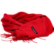 УЦІНКА! Жіночий кашеміровий шарф Cashmere DEF-S92004, червоний