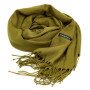 Жіночий кашеміровий шарф Cashmere S92019, оливковий