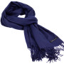 Жіночий кашеміровий шарф Cashmere S92010, темно-синій