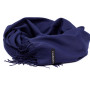 Жіночий кашеміровий шарф Cashmere S92010, темно-синій