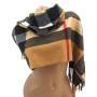 Женский шерстяной шарф Sky Cashmere S176008, цвет Burberry durk