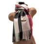 Жіночий вовняний шарф LuxWear S175001, Burberry бежевий