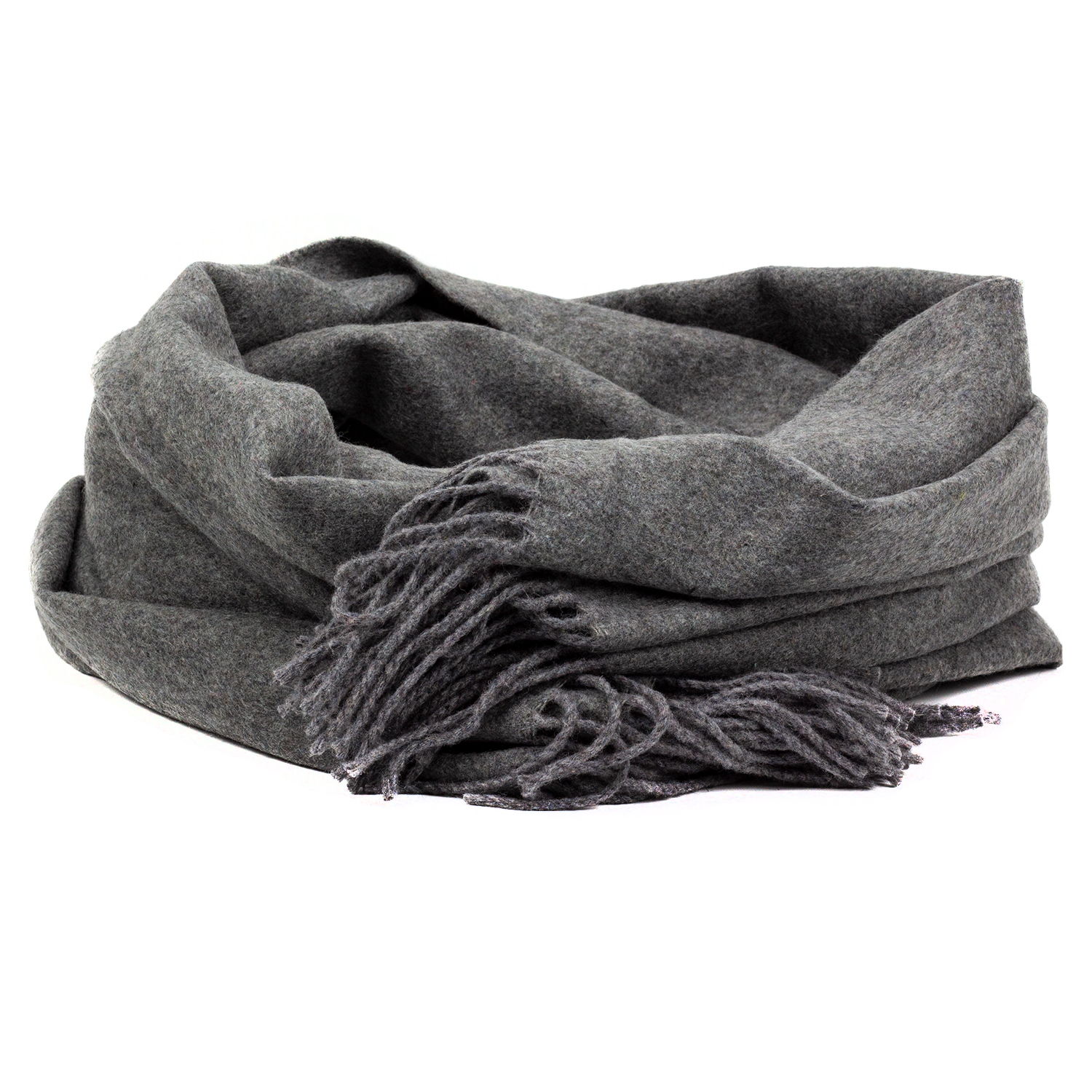 Женский кашемировый шарф LuxWear S128013 серый