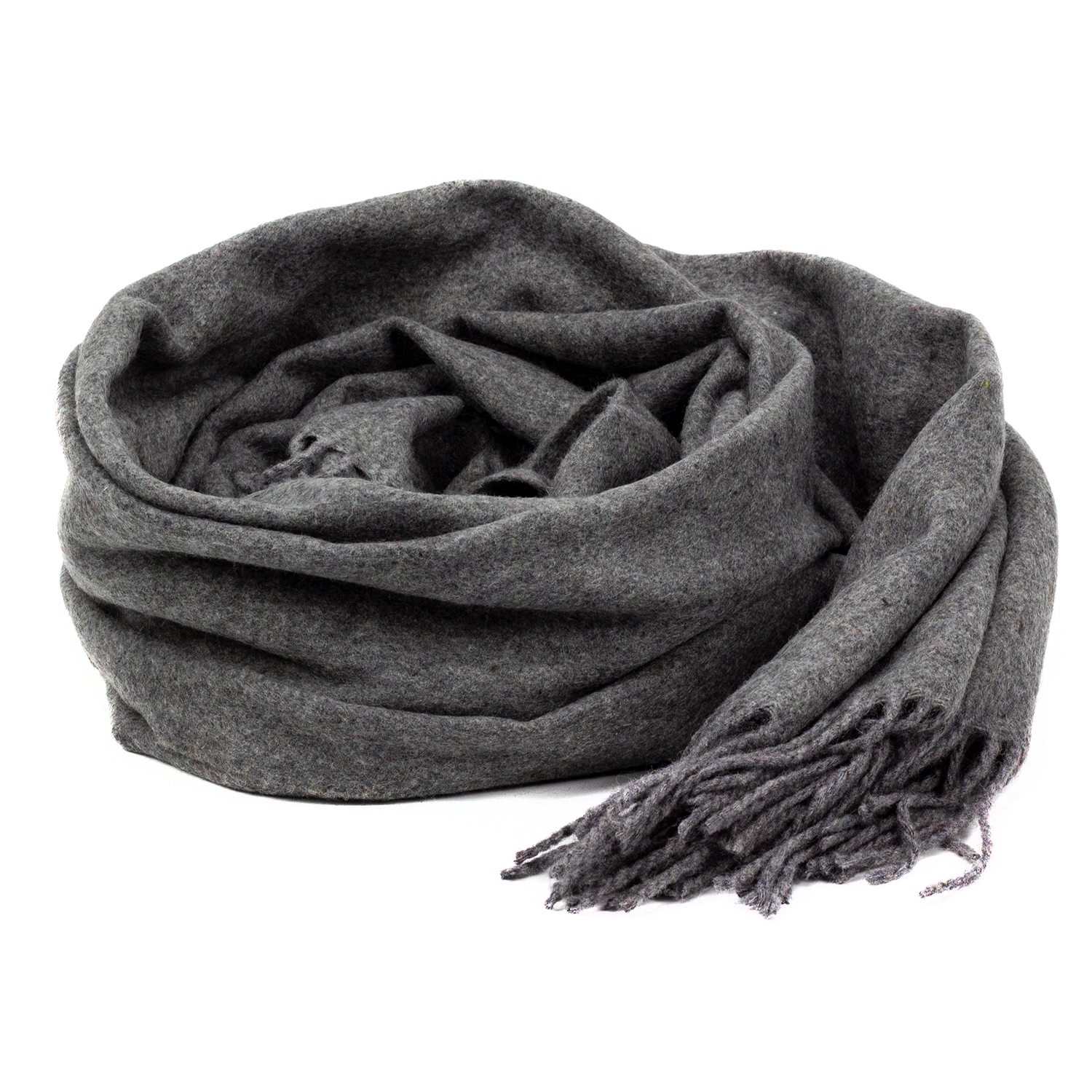 Женский кашемировый шарф LuxWear S128013 серый