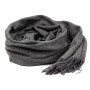 Женский кашемировый шарф LuxWear S128013 серый
