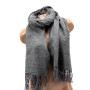 Женский кашемировый шарф LuxWear S128013 серый