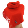 Женский кашемировый шарф LuxWear S128007 Красный