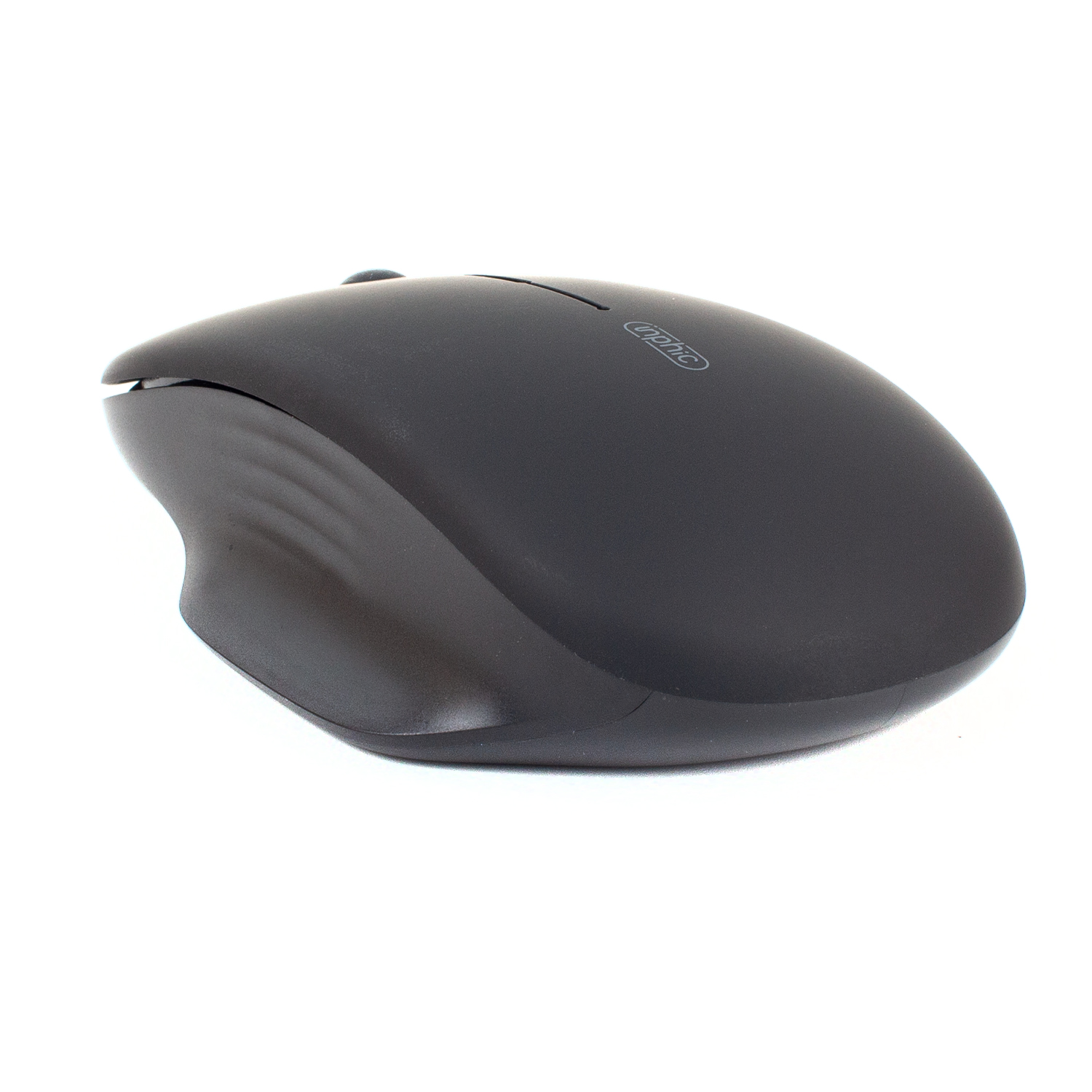 Бездротова миша Inphic M1BL GEN2 USB 2.4G, акумуляторна, тиха, чорна