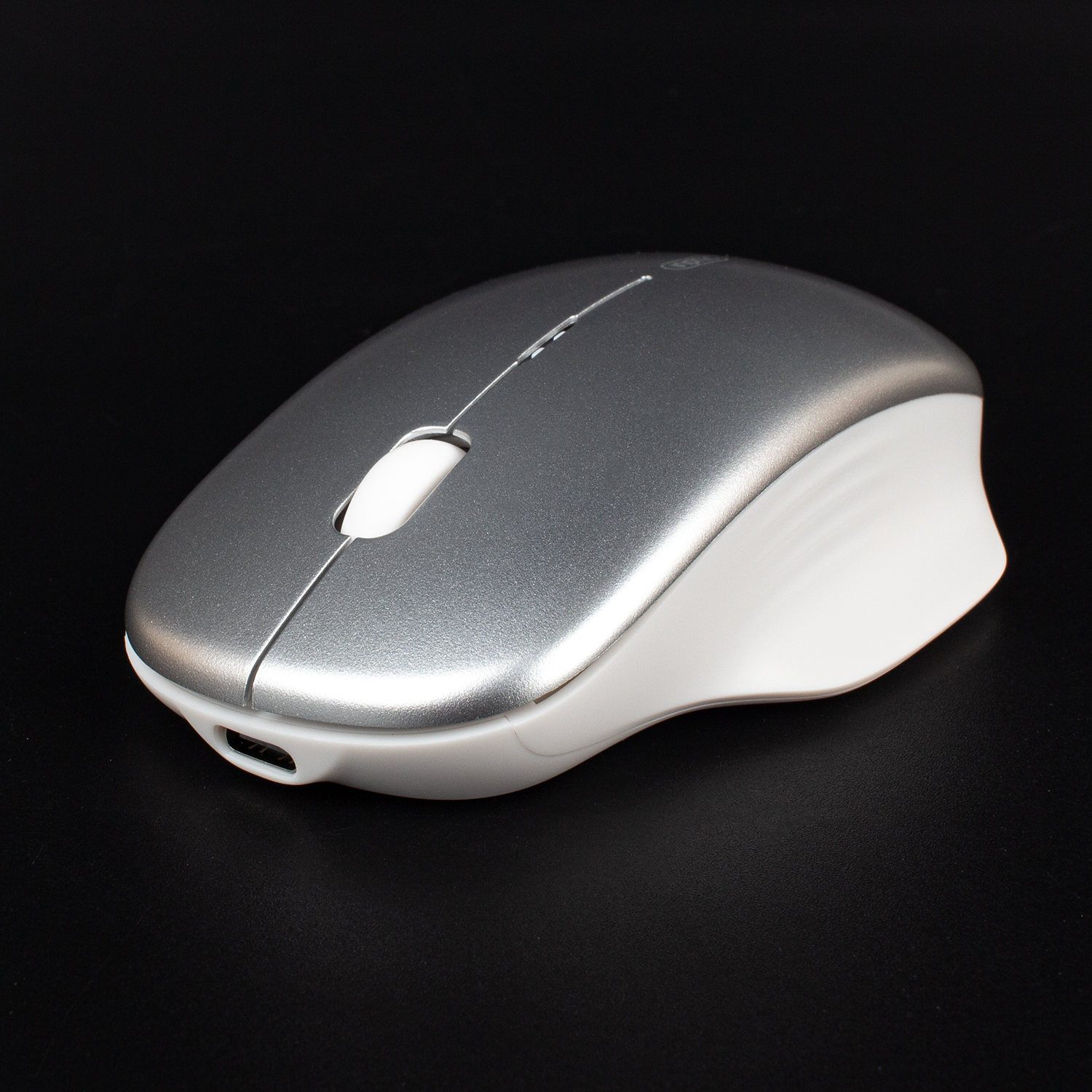 Бездротова миша Inphic M1GR GEN2 USB 2.4G, акумуляторна, тиха, сіра