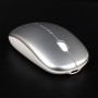 Бездротова миша Inphic M1GR GEN2 USB 2.4G, акумуляторна, тиха, сіра