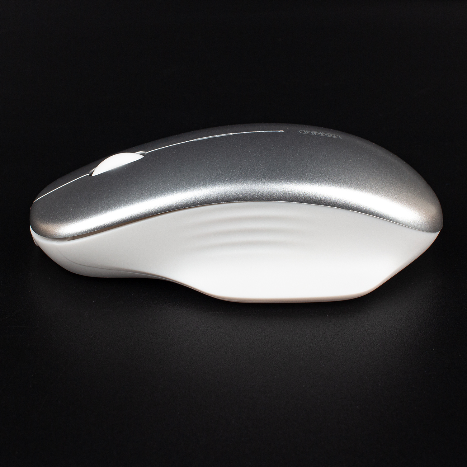 Бездротова миша Inphic M1GR GEN2 USB 2.4G, акумуляторна, тиха, сіра