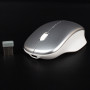 Бездротова миша Inphic M1GR GEN2 USB 2.4G, акумуляторна, тиха, сіра