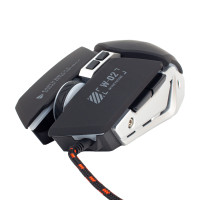 Игровая компьютерная мышь Inphic W2BL USB, 8800 DPI, черная