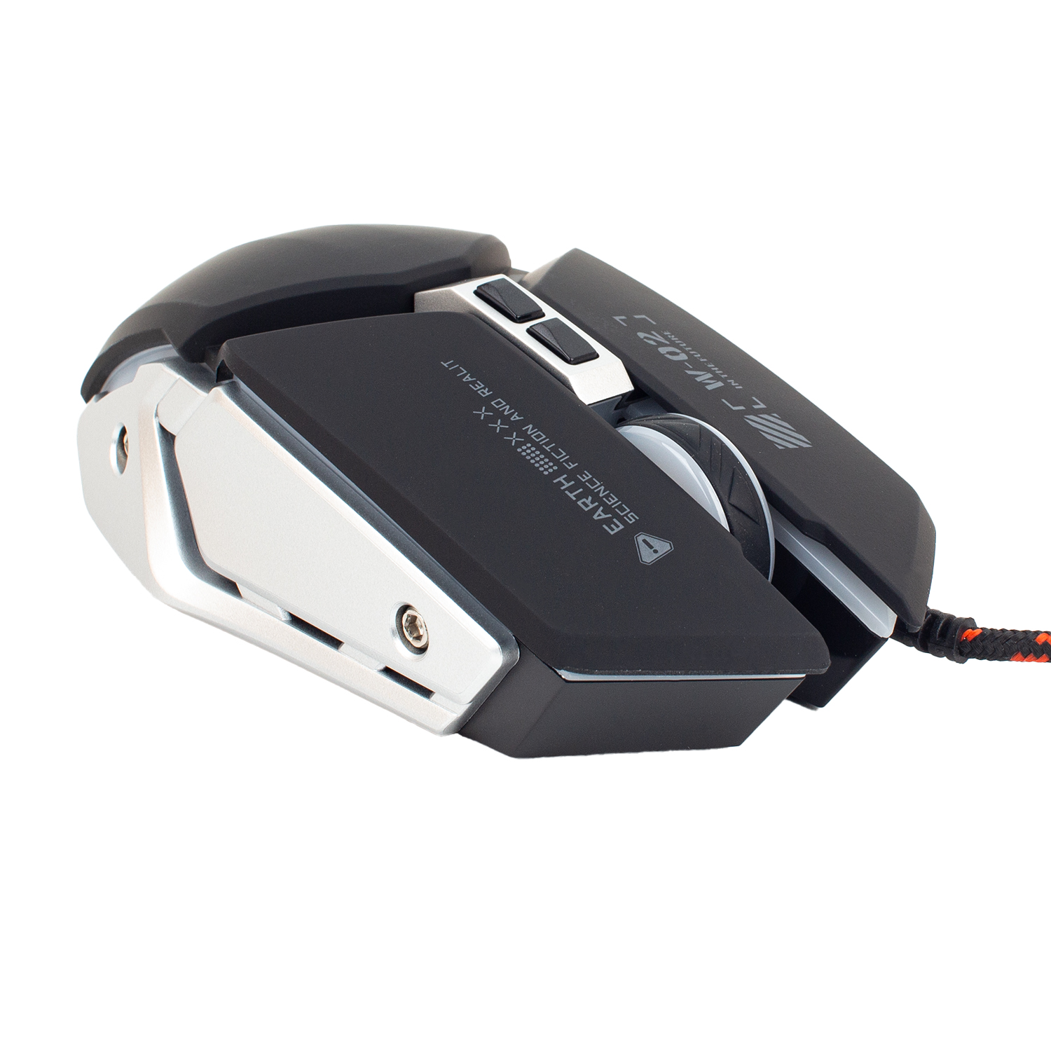 Комп'ютерна миша ігрова Inphic W2BL USB, 8800 DPI, RGB підсвітка, чорна