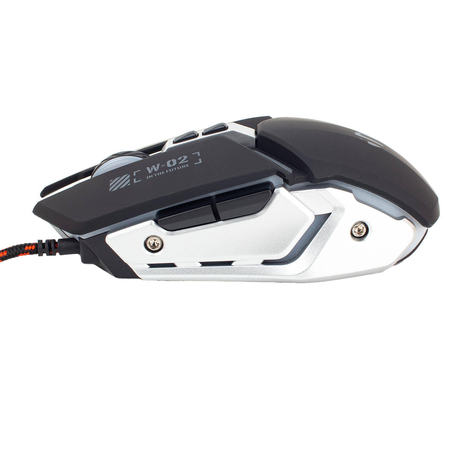 Комп'ютерна миша ігрова Inphic W2BL USB, 8800 DPI, RGB підсвітка, чорна