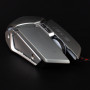 Комп'ютерна миша ігрова Inphic W2GR USB, 8800 DPI, RGB підсвітка, сіра