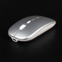 Бездротова миша Inphic M1PROGR USB 2.4G + bluetooth, акумуляторна, тиха, сіра