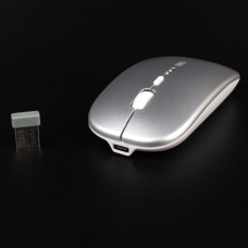 Бездротова миша Inphic M1PROGR USB 2.4G + bluetooth, сіра