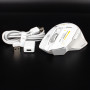 Бездротова ігрова миша Inphic IN9 PAW3311 12000 DPI, Bluetooth 5.0 + 2.4G + Type-C, Silent, біла