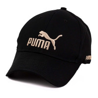 Кепка Puma унисекс AA2503 черная c золотистым