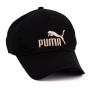Кепка Puma унисекс AA2503 черная c золотистым