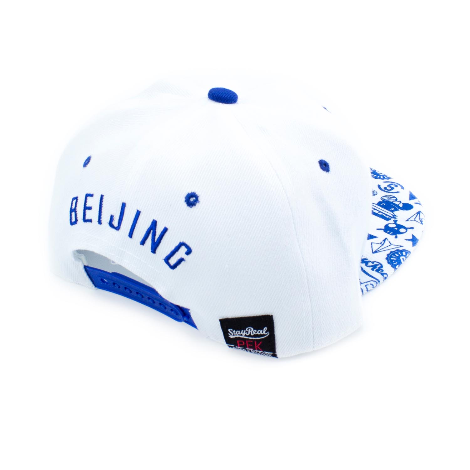 Кепка, бейсболка New Wear АА14001 белая с синим