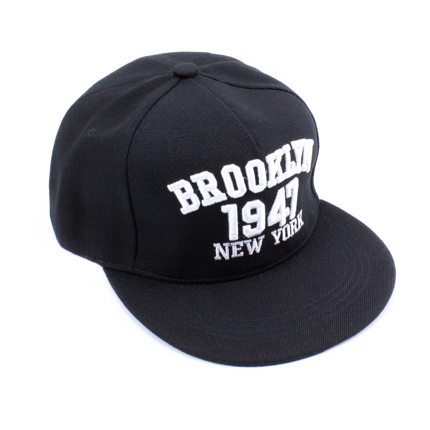Кепка, бейсболка New Wear АА7001 черная с белым
