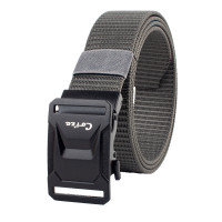 Тактический ремень Corze CRB7GR Nylon Pro (Серый) с пряжкой "Антикоготь"