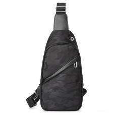 Мужская сумка слинг камуфляжная Joy Art SP1551, черная Мужская сумка слинг камуфляжная Joy Art SP1551, черная