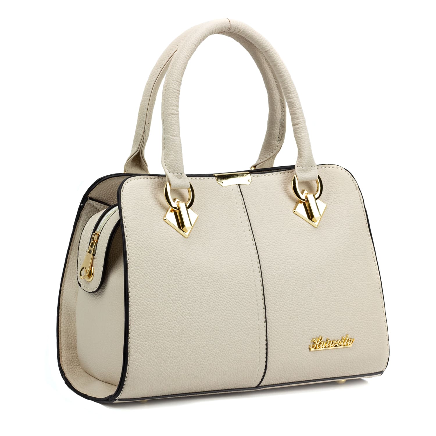 Женская каркасная сумка тоут Corze AB14021, кремовая